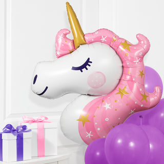 Jumbo Pink Unicorn Mylar Balloon