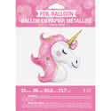 Jumbo Pink Unicorn Mylar Balloon