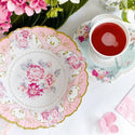 Vintage Floral Paper Bowls