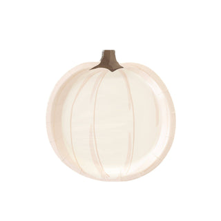 White Pumpkin Plate - Oh So Fancy Party