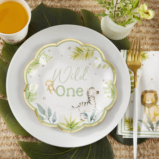 Wild One Dessert Plates - Oh So Fancy Party