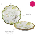 Wild One Dessert Plates - Oh So Fancy Party
