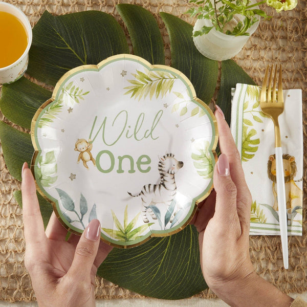 Wild One Dessert Plates - Oh So Fancy Party