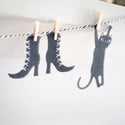 Witch's Wardrobe Halloween Garland |  Oh SO Fancy Party 
