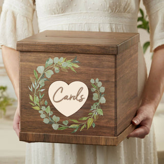 Wooden Card Box | Oh So Fancy Party