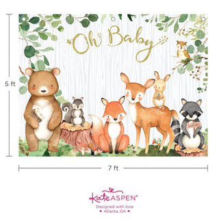 Woodland Baby Backdrop