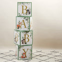 Woodland Baby Block Baby Shower Decor Set - Oh So Fancy Party