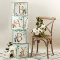 Woodland Baby Block Baby Shower Decor Set - Oh So Fancy Party