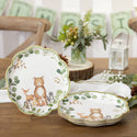 Woodland Baby Shower Tableware 78 Piece Bundle with Cups