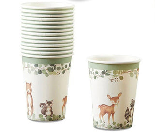 Woodland_Baby_Shower_Cups | Oh So Fancy Party