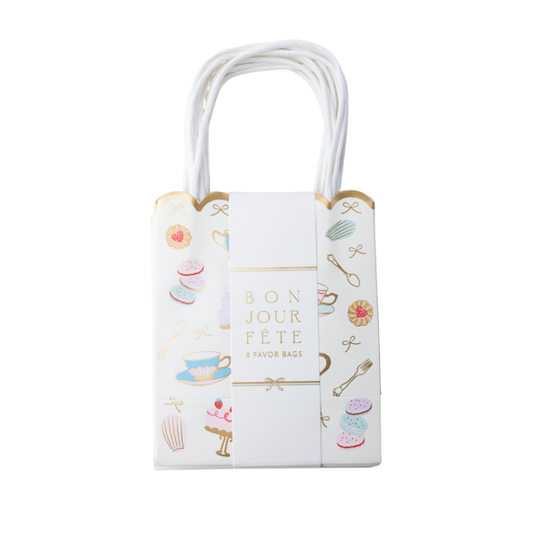 High Tea Patisserie Favor Bags (Set of 8)