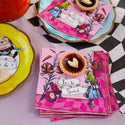 Alice in Wonderland Pink Napkins