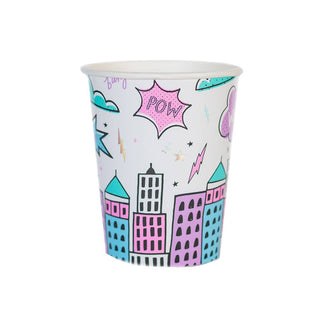 Girl Power Superhero Cups