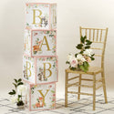 Woodland Baby Block Box - Pink (Set of 4)