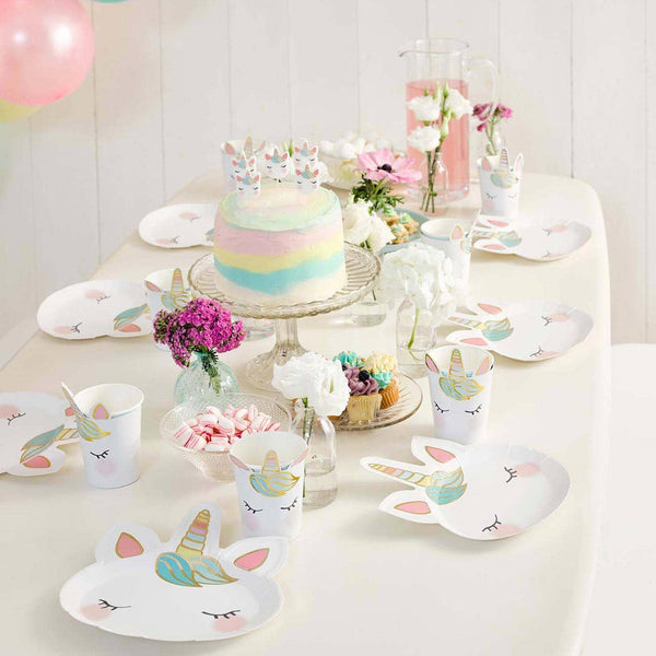 Unicorn Face Birthday Candles
