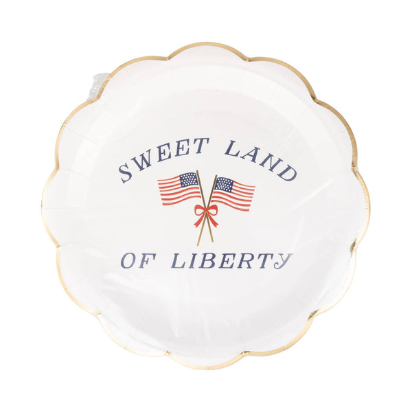 AMERICAN FLAG GINGHAM GUEST TOWELS