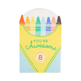 Crayon Box Shaped Dinner Napkin