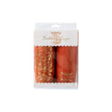 Gold Foil Burnt Orange Icons Baking and Treat Cups (50 pcs)