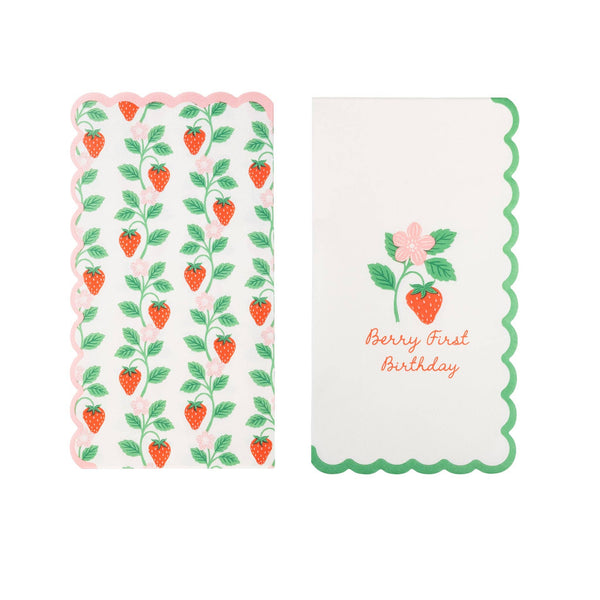 Berry First Birthday Banner Set