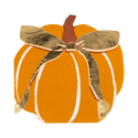 Cream Pumpkin Shaped Plates