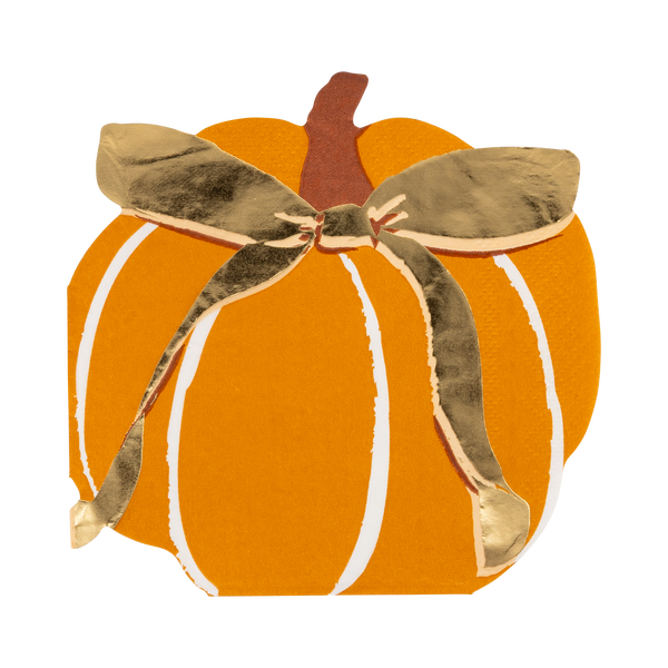 Cream Pumpkin Shaped Plates