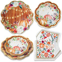 62 pcs Fall/Thanksgiving Tableware Set (16 Guests)