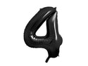 Foil Balloon Number 4 Black