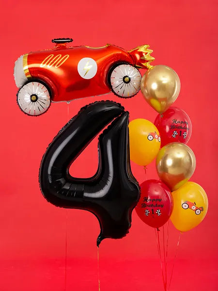 Foil Balloon Number 4 Black