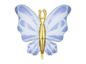 Foil Balloon Butterfly Blue