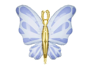 Foil Balloon Butterfly Blue
