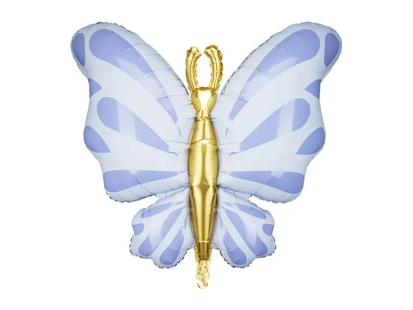 Foil Balloon Butterfly Blue