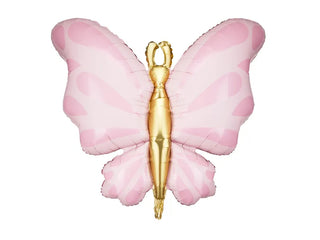 Foil Balloon Butterfly Pink