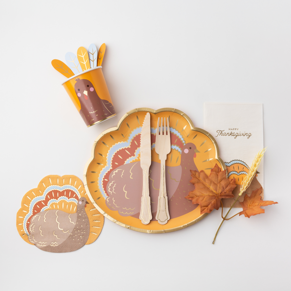 Charming Turkey Party Cups