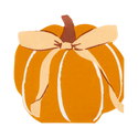 Harvest Pumpkin Shaped Paper Napkins