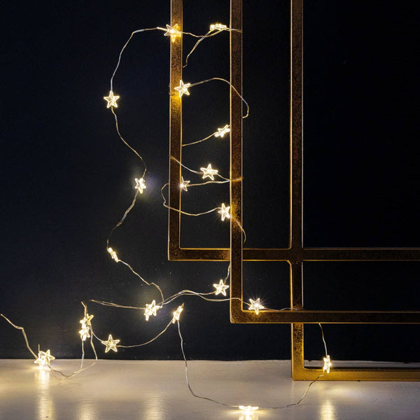 Gilded Star String Lights