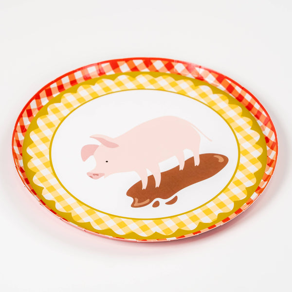 Farm Animal Dessert Plates