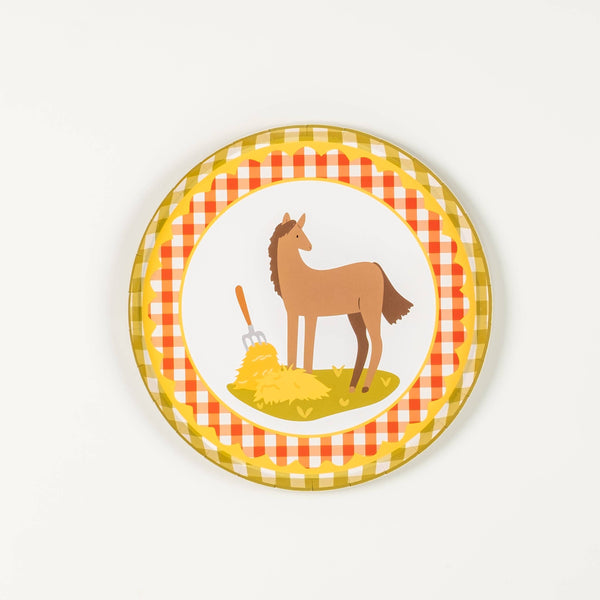 Farm Animal Dessert Plates
