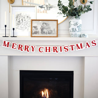 Merry Christmas Felt Letter Banner