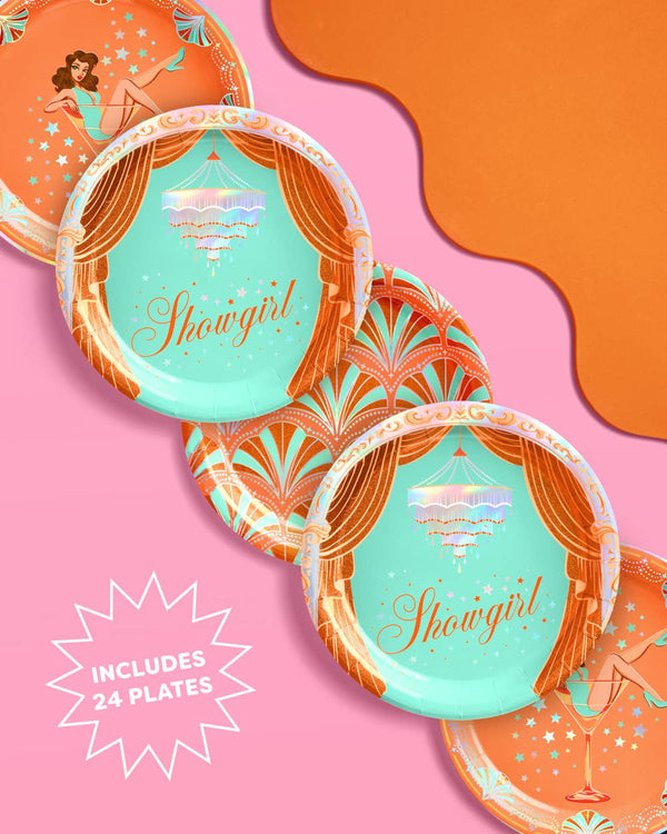 Showgirl 9" Plates