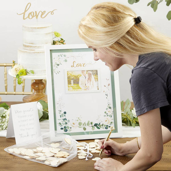 Wedding Guest Book Alternative - Botanical Garden