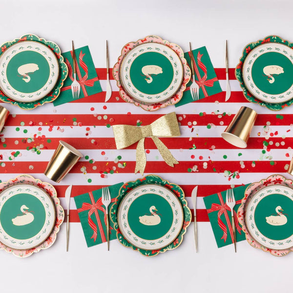 Christmas Tree Plaid Guest Towels, 3-Ply (Set of 20)
