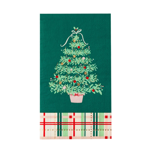 Christmas Floral Green Classic Dinner Plates (Set of 8)