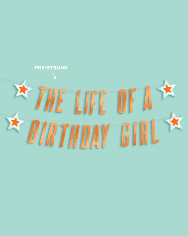 Life Of A Birthday Girl Banner