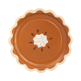 Buy orange Thanksgiving Pie Dessert Paper Plates - 2 Styles