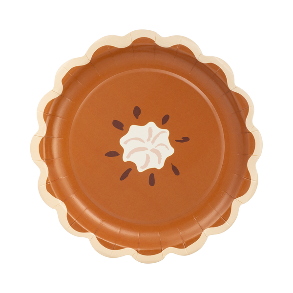 Thanksgiving Pie Dessert Paper Plates - 2 Styles