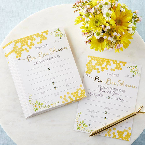 Sweet as Can Bee Invitation & Thank You Card Bundle (25 ct)