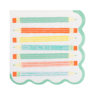 Pencil Cocktail Napkins
