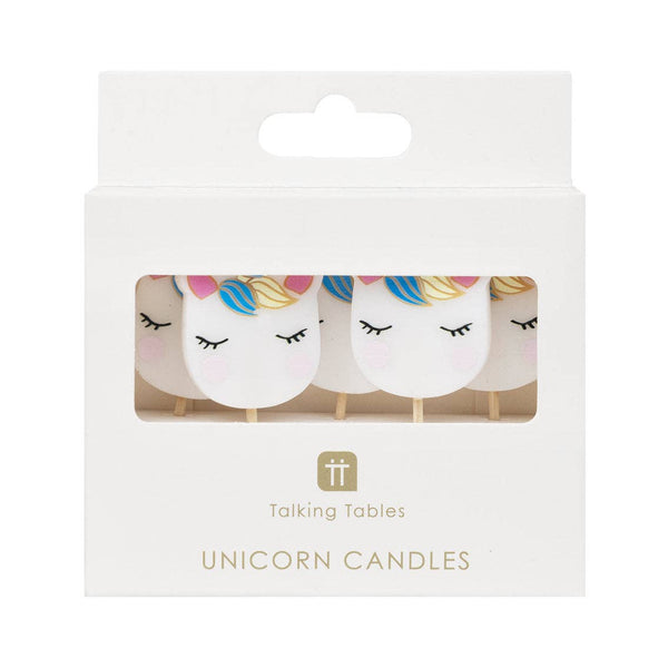 Unicorn Face Birthday Candles