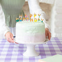 Rainbow Happy Birthday Candles | Cake Candles