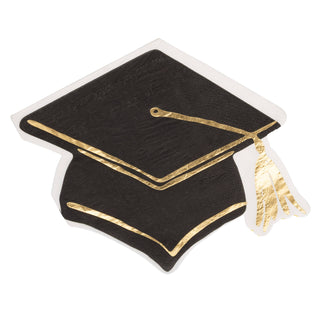 Grad Hat Shaped Napkin Cocktail